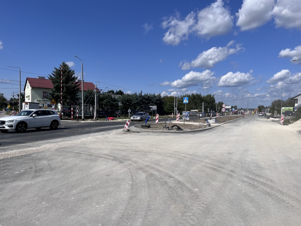 Rozbudowa ul. Warszawskiej [wrzesień 2023]